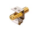 ROLINE RCA Keystone Coupler, Metal, Shielded, yellow