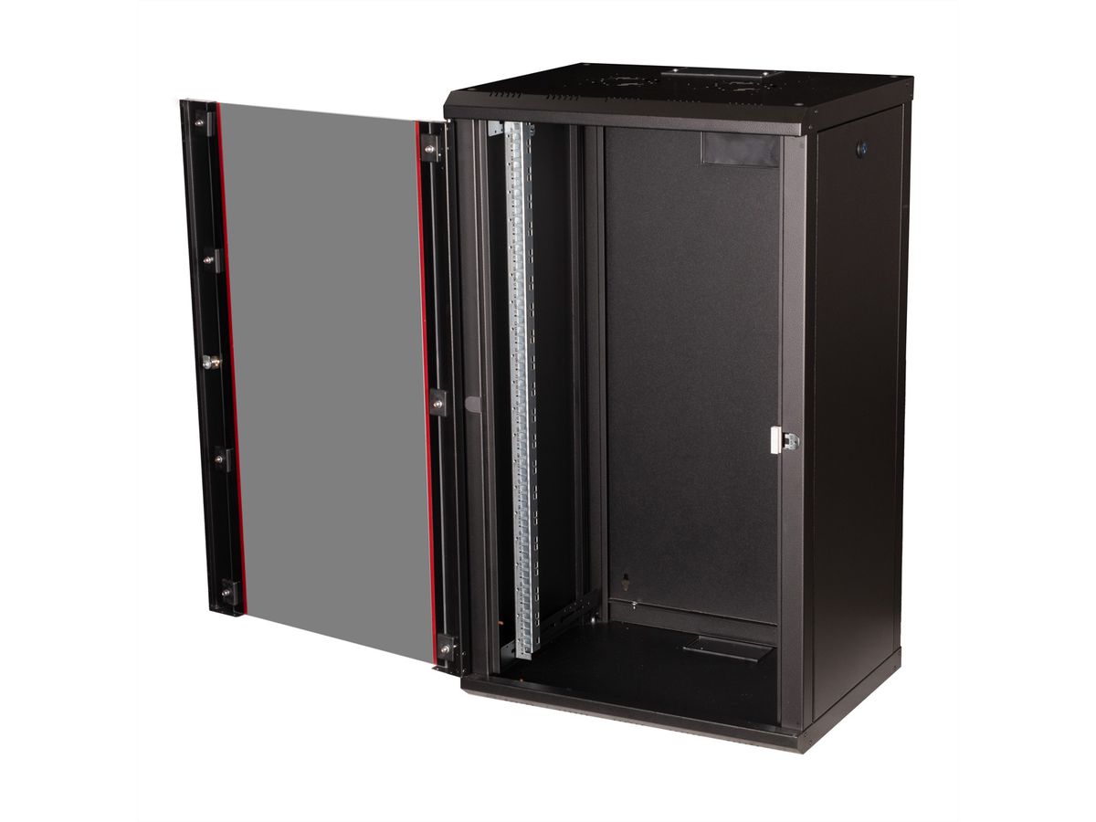 ROLINE 19-inch wall-mounted housing Pro 20 U, 600x450 WxD black