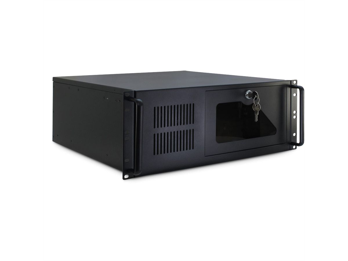 VALUE 19" Industrial Rack-Mount Server Chassis STD, black