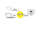 VALUE Cableadapter, v1.2, HDMI M - DP F