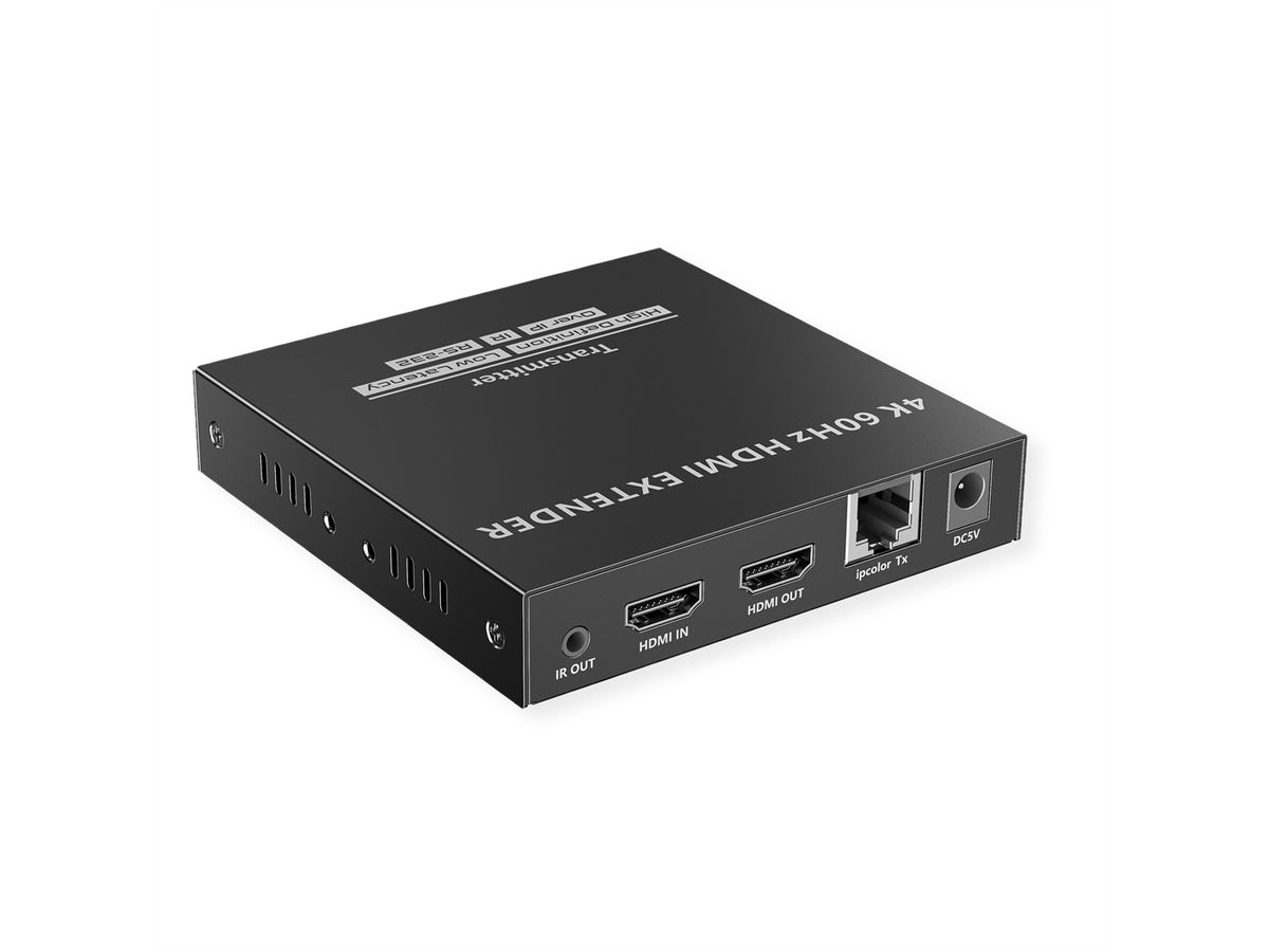 VALUE HDMI Extender, IPCOLOR over IP, 4K60Hz, 120 m