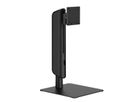 VALUE Vertical Lift Free-Standing Single-Screen Monitor Stand, < 124,46cm (49"), Heavy Duty <18 kg, black