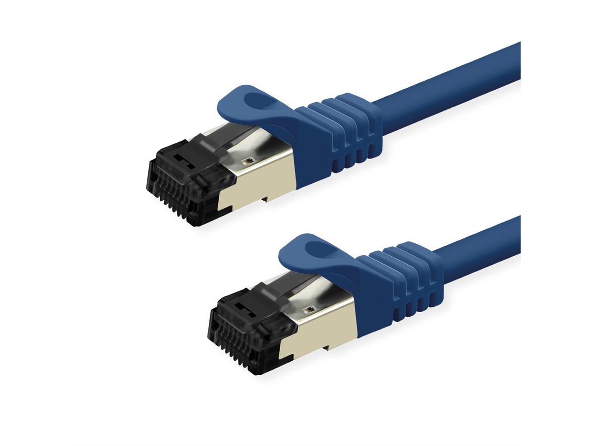 VALUE S/FTP Patch Cord Cat.8 (Class I), stranded, LSOH, blue, 2 m