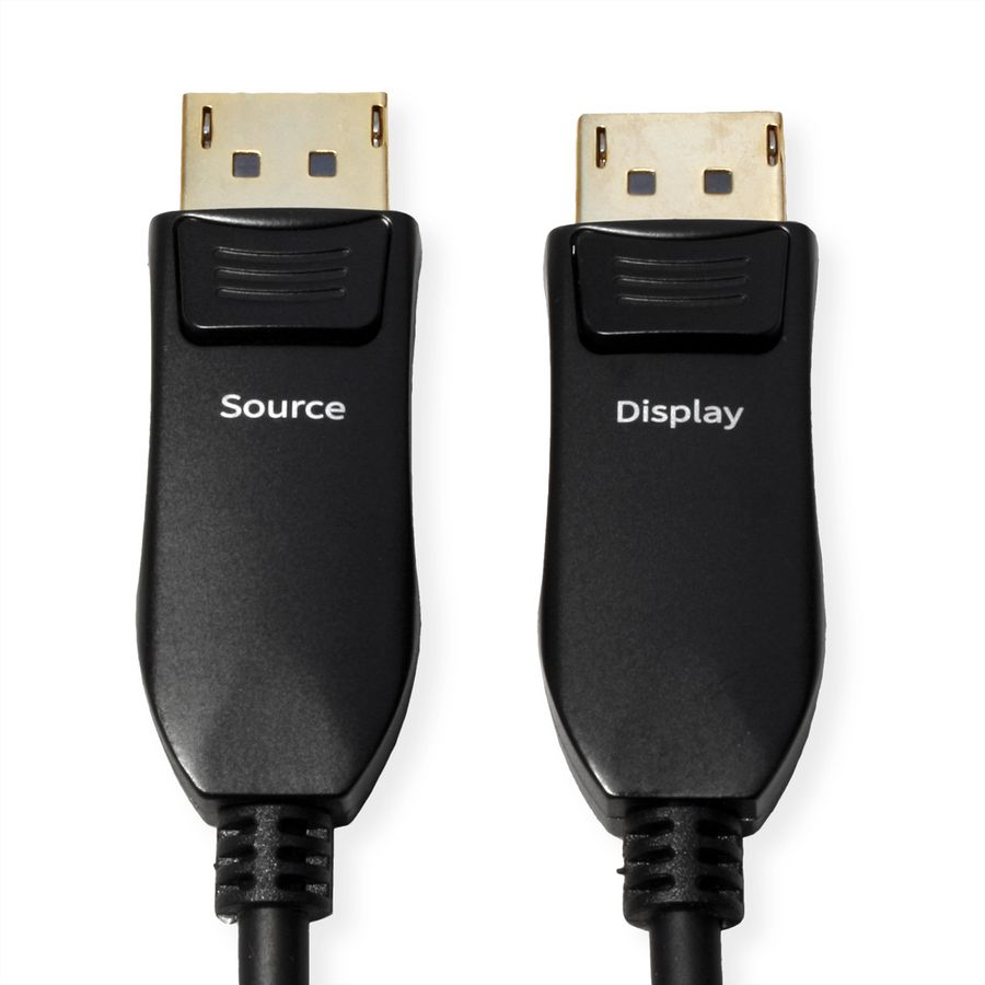 ROLINE DisplayPort Cable (AOC), v2.1, 10K@60Hz, 54Gbit/s, UHBR13.5, DP-DP, M/M, 20 m