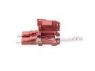 ROLINE Fibre Optic Jumper Cable, Duplex, 50/125µm, OM4, LC/LC, UNIBOOT, violet, 3 m