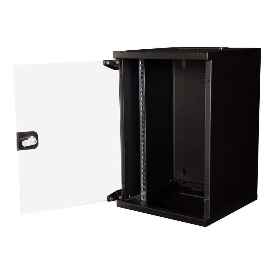 ROLINE 10-inch wall-mounted housing 9 U, 312x300 WxD black