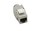 VALUE Keystone Jack, Cat.8 (Class I), RJ-45, STP, Tool-Free, silver