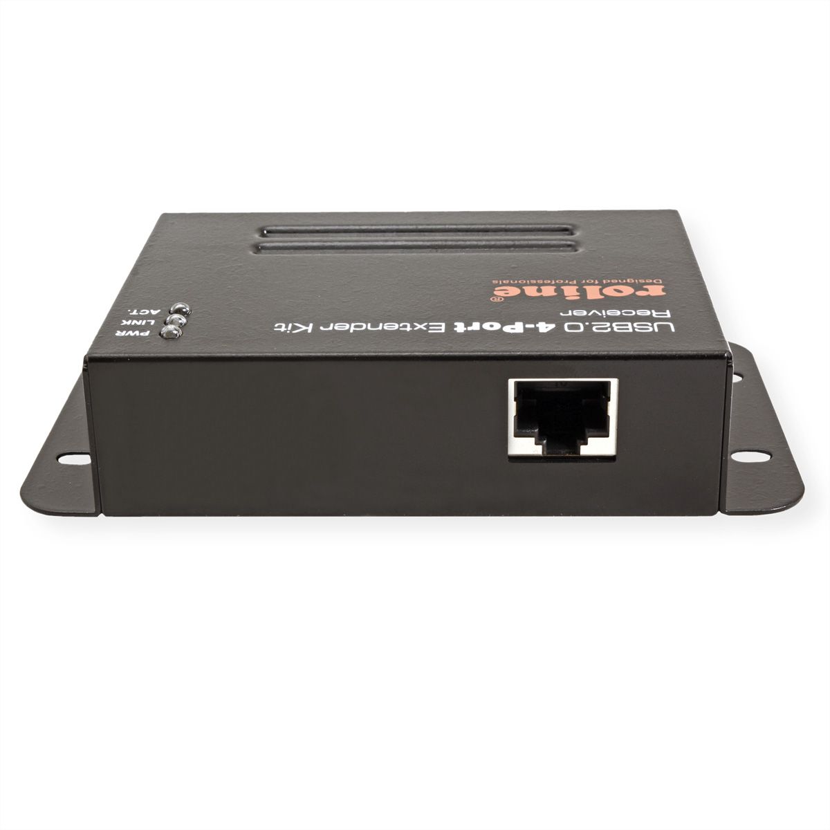 ROLINE USB 2.0 Extender over RJ-45, PoC, 4x USB, max. 50m