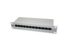 ROLINE Cat.6A (Class EA) 10" Patch Panel, 12 Ports, STP, grey