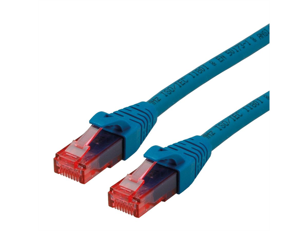 ROLINE UTP Cable Cat.6 Component Level, LSOH, blue, 0.5 m