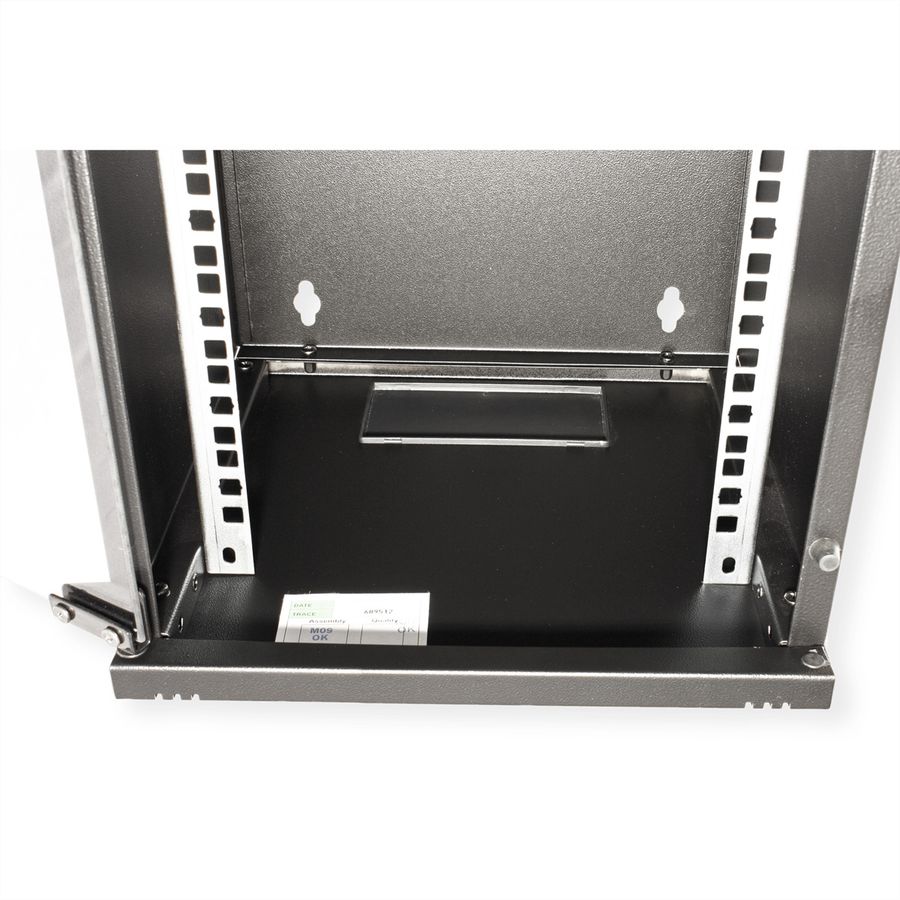 ROLINE 10-inch wall-mounted housing 9 U, 312x300 WxD black