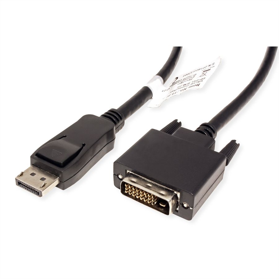 VALUE DisplayPort Cable, DP-DVI-D, M/M, black, 1.5 m