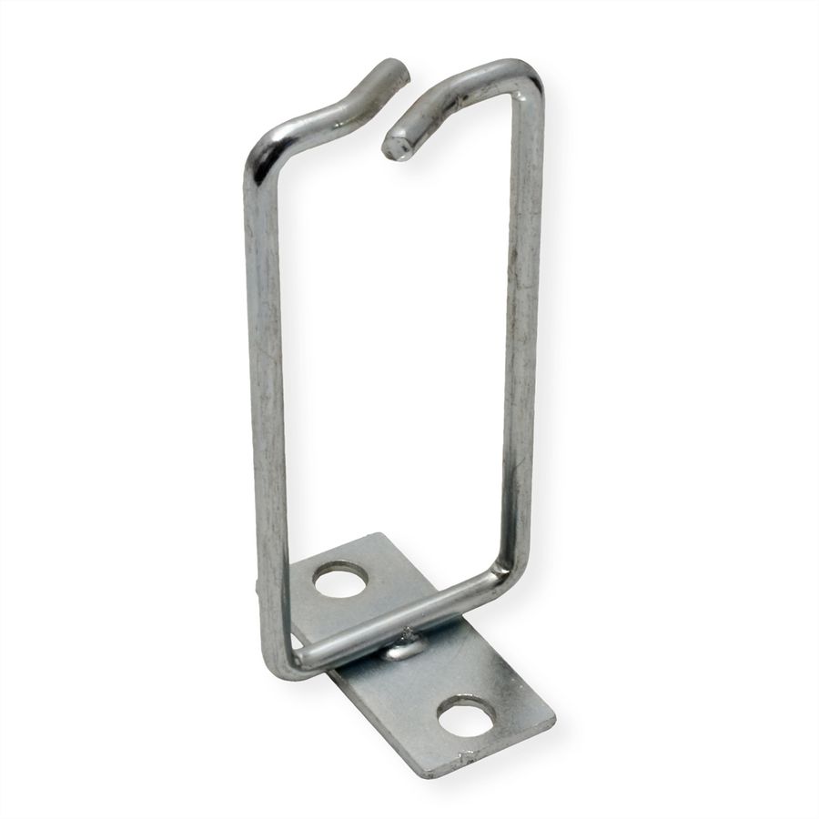 19" Cable Manager, 40x80mm, metal, Mounting central, cable entry central