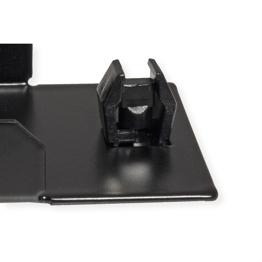 VALUE 19" Blank Panel, Snap-in, 1U, Metal, black