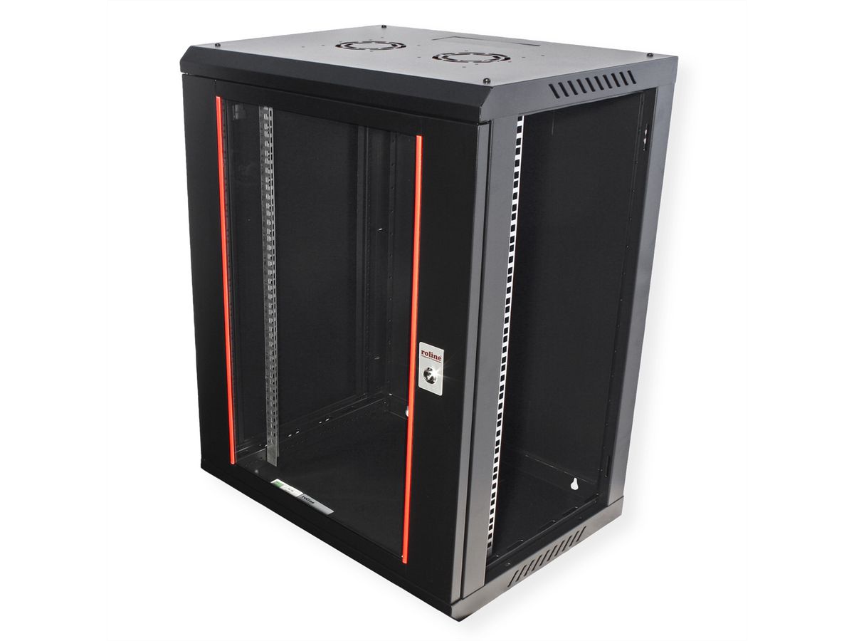 ROLINE 19" Wall Cabinet Basic Plus 15U, 600x450 BxT black