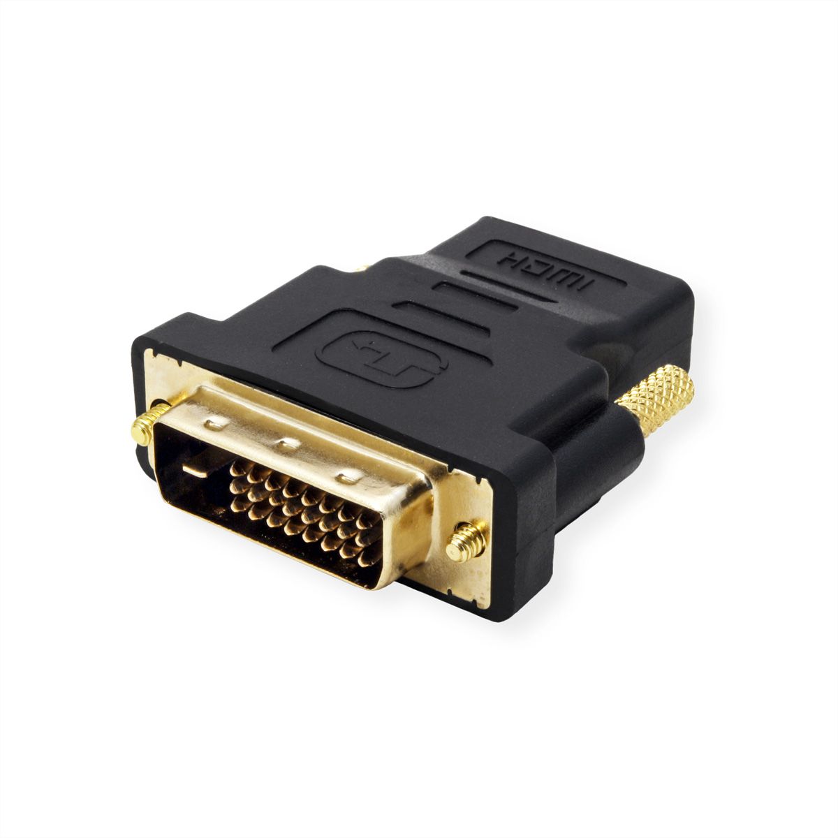 ROLINE DVI-HDMI Adapter, DVI M - HDMI F