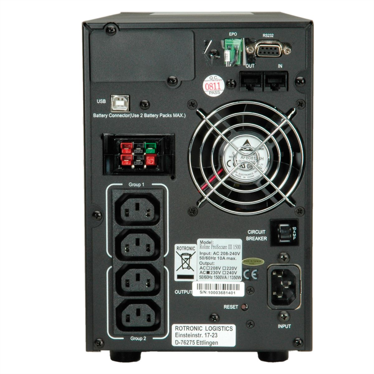 ROLINE ProSecure III 1500 - Online UPS