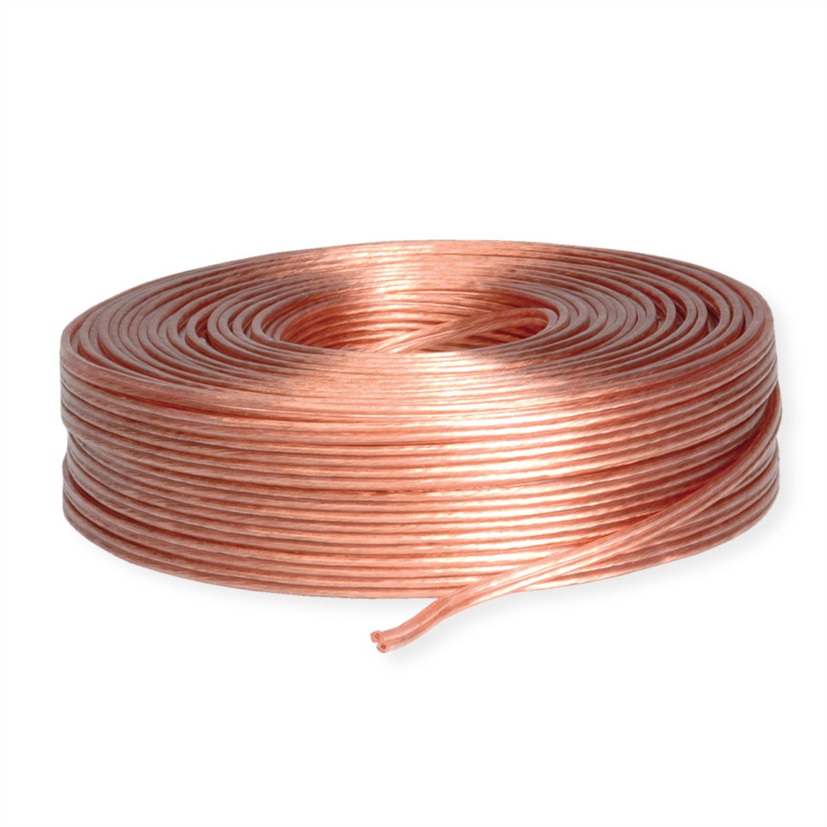 Loudspeaker Cable, transparent, 2.5mm², 100 m roll