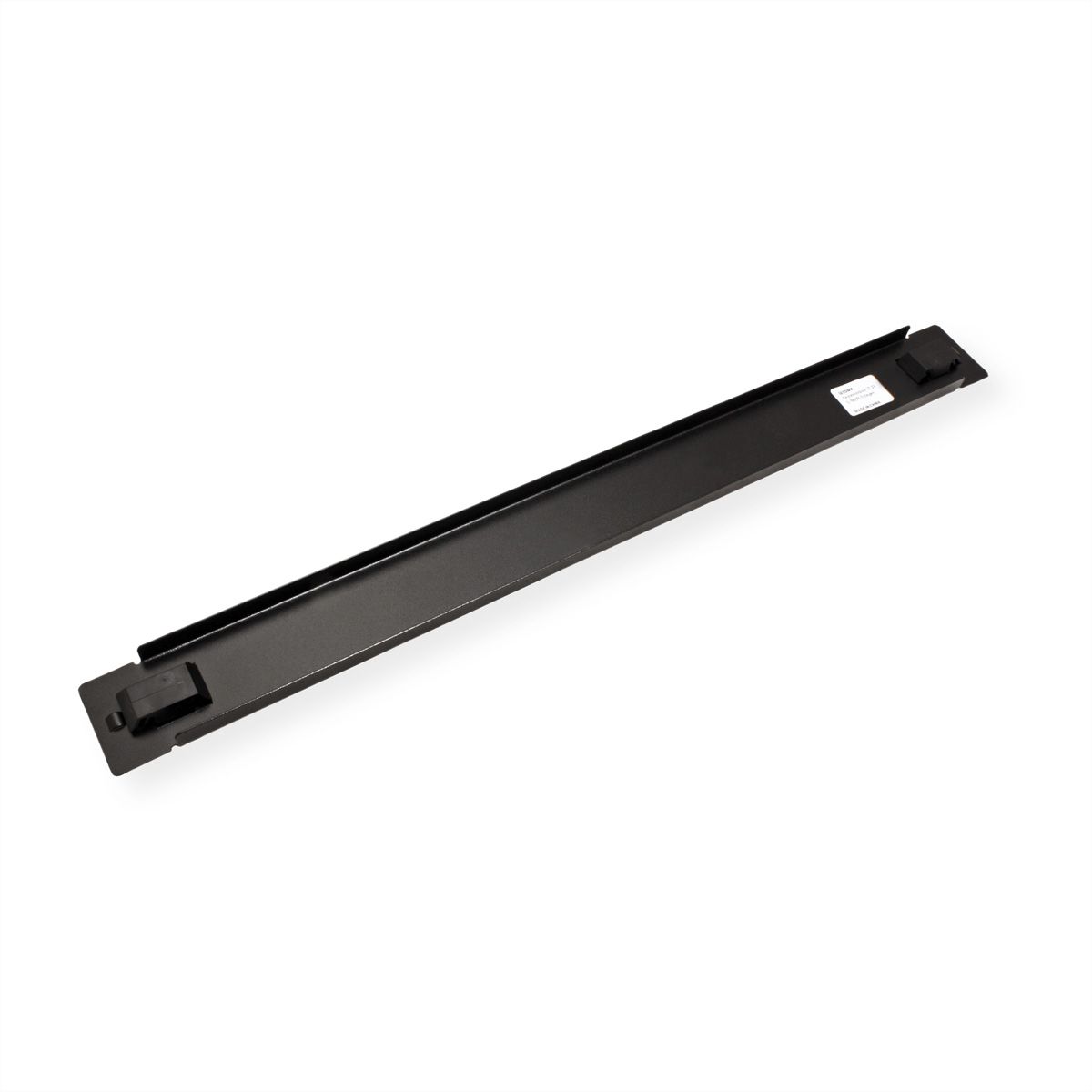 ROLINE 19" Blank Panel, Snap-in, 1U, Metal, black