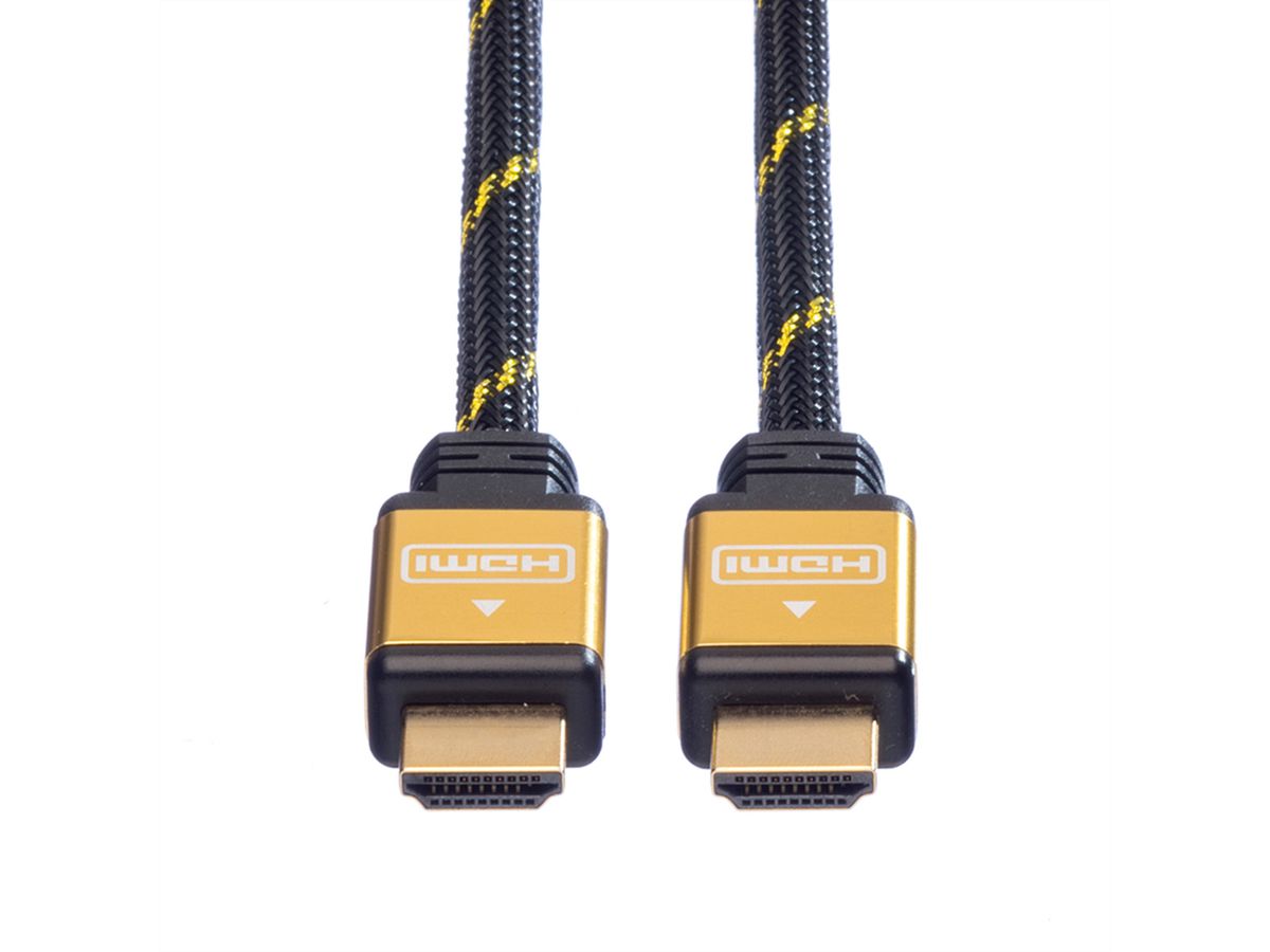 ROLINE GOLD HDMI High Speed Cable + Ethernet, M/M, 3 m