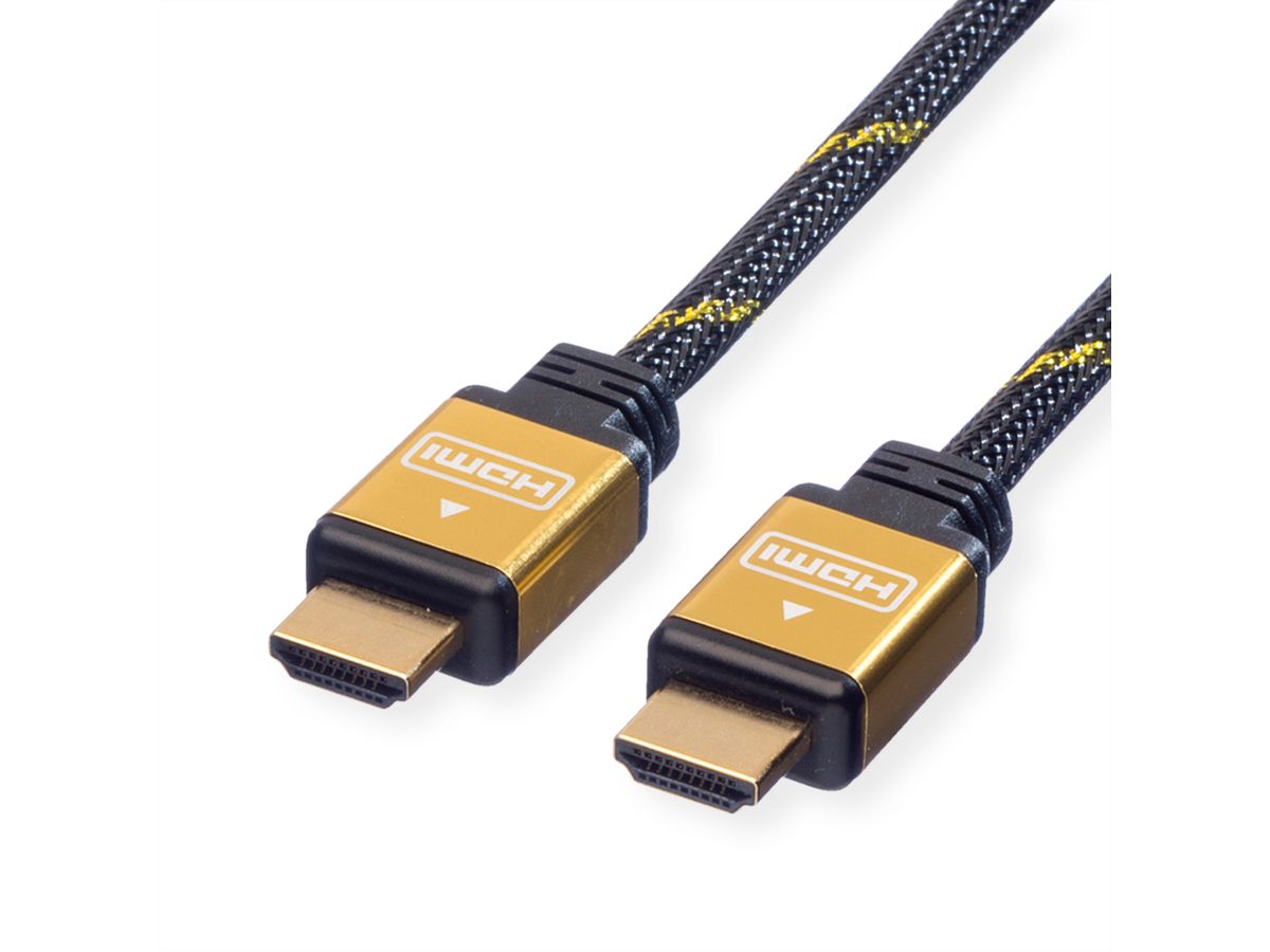 ROLINE GOLD HDMI High Speed Cable + Ethernet, M/M, 1.5 m