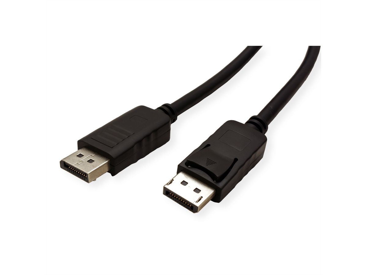 DisplayPort Cable, DP M - DP M, black, 2 m