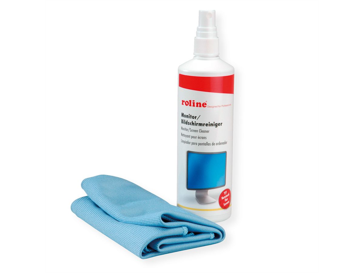 ROLINE TFT Cleaner with microfiber cloth